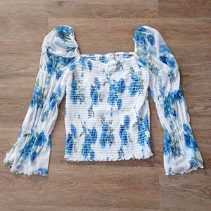 Summer Floral Print Top